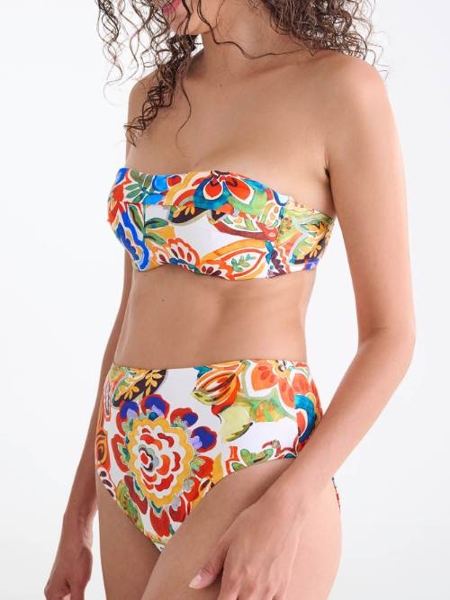 Maillots de bain Lisca Mexico rose/print haut de bikini préformé