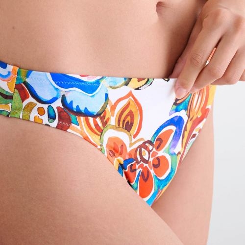 Maillots de bain Lisca Mexico rose/print slip de bikini