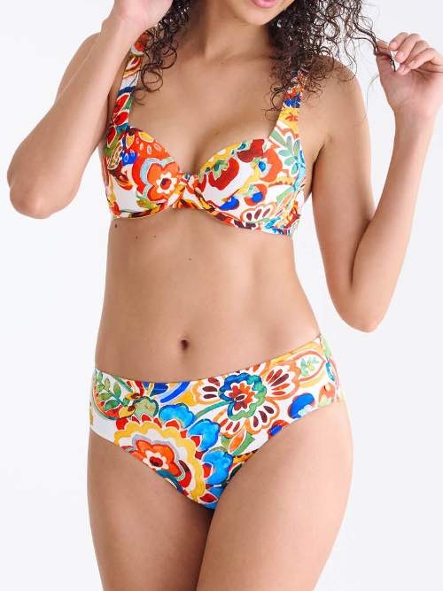 Maillots de bain Lisca Mexico rose/print slip de bikini