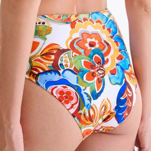 Maillots de bain Lisca Mexico rose/print slip de bikini