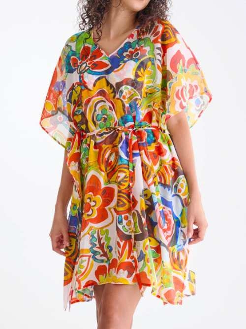 Maillots de bain Lisca Mexico rose/print kaftan