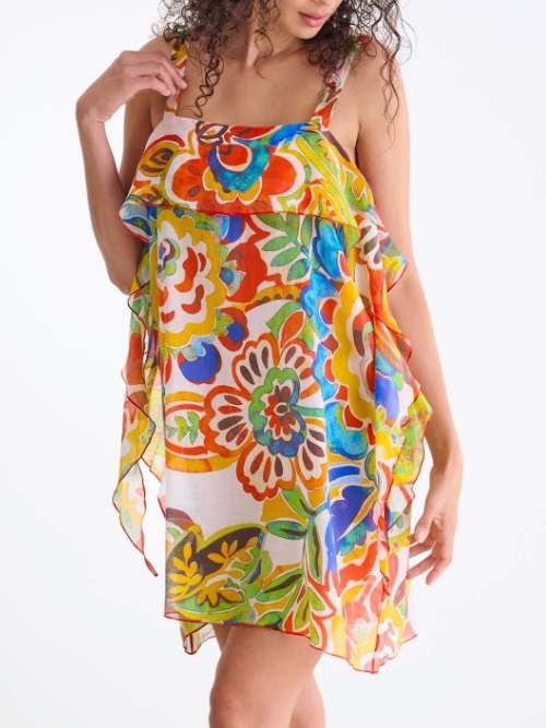 Maillots de bain Lisca Mexico rose/print robe de plage