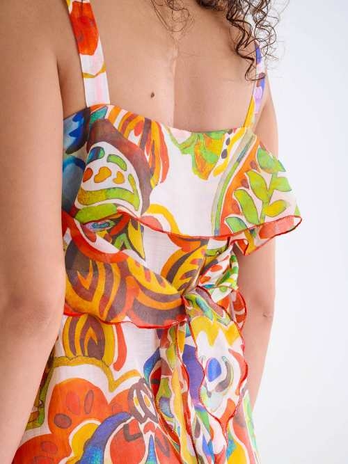 Maillots de bain Lisca Mexico rose/print robe de plage