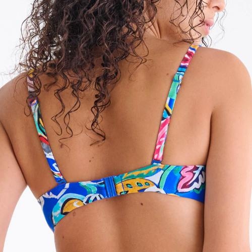 Maillots de bain Lisca Mexico bleu/print bikinitop push up