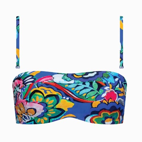 Maillots de bain Lisca Mexico bleu/print haut de bikini préformé