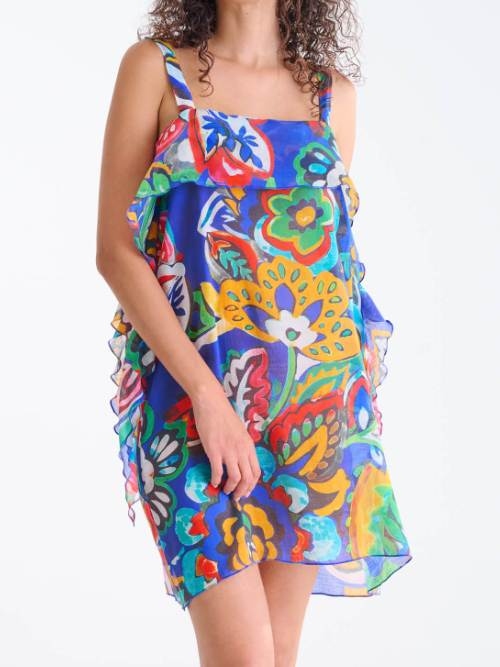 Maillots de bain Lisca Mexico bleu/print robe de plage