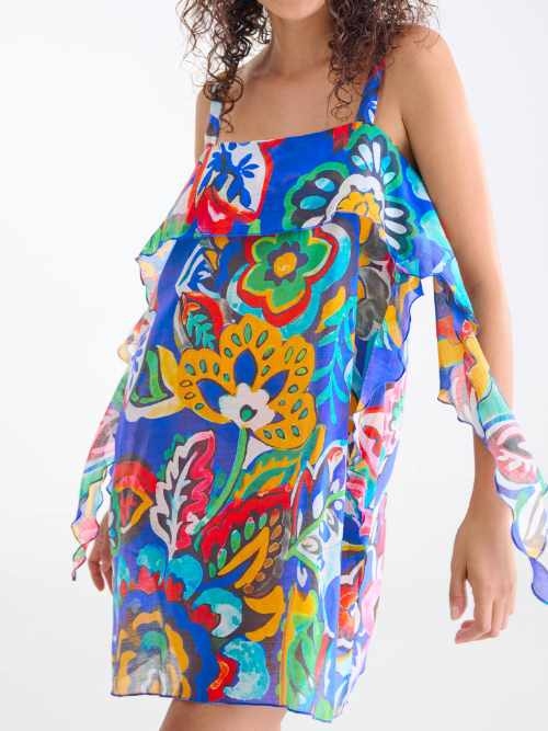 Maillots de bain Lisca Mexico bleu/print robe de plage