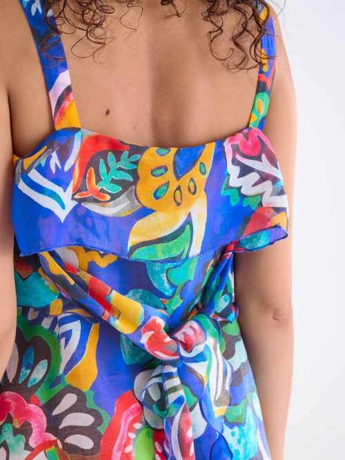 Maillots de bain Lisca Mexico bleu/print robe de plage