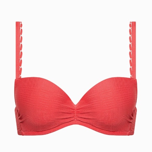 Maillots de bain Lisca Panama rouge haut de bikini préformé