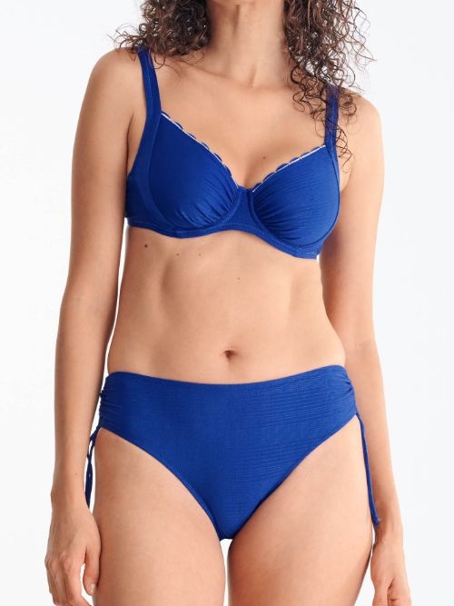 Maillots de bain Lisca Panama bleu soutien-gorge bikini corbeille