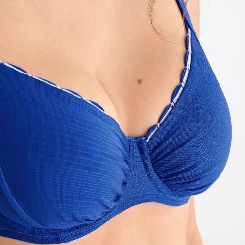 Maillots de bain Lisca Panama bleu soutien-gorge bikini corbeille