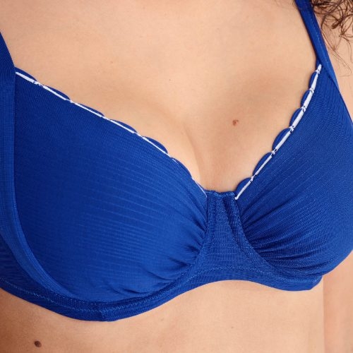 Maillots de bain Lisca Panama bleu soutien-gorge bikini corbeille