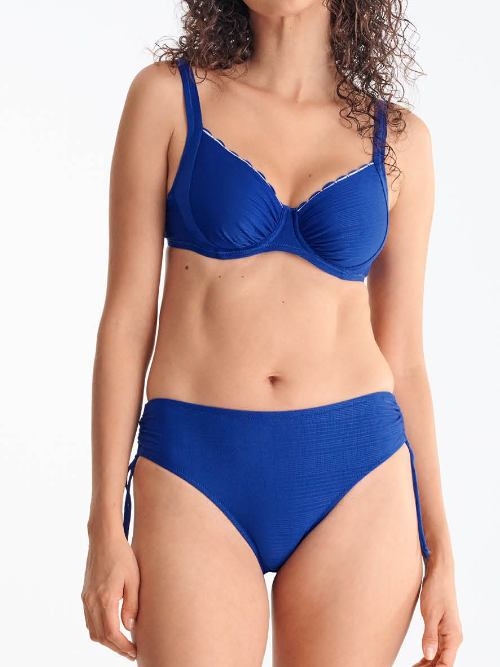 Maillots de bain Lisca Panama bleu soutien-gorge bikini corbeille