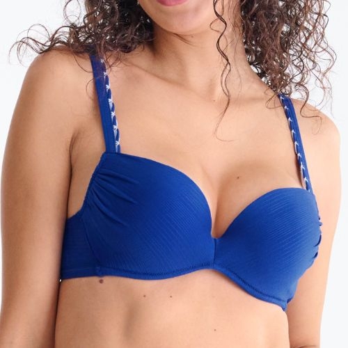 Maillots de bain Lisca Panama bleu bikinitop push up