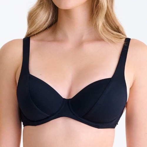 Maillots de bain Lisca Portofino noir soutien-gorge bikini corbeille