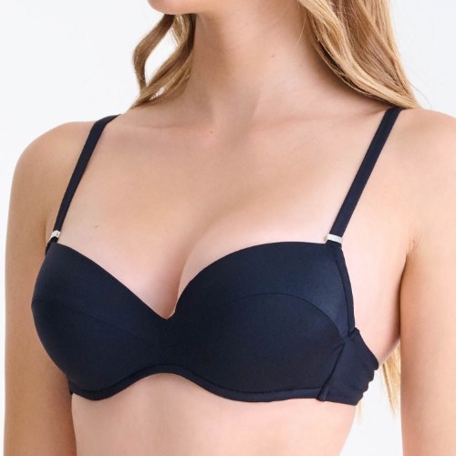 Maillots de bain Lisca Portofino noir haut de bikini préformé