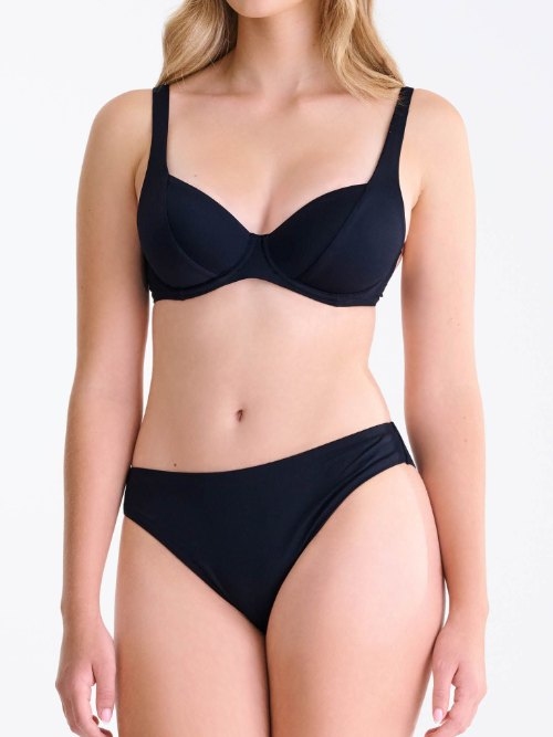 Maillots de bain Lisca Portofino noir slip de bikini