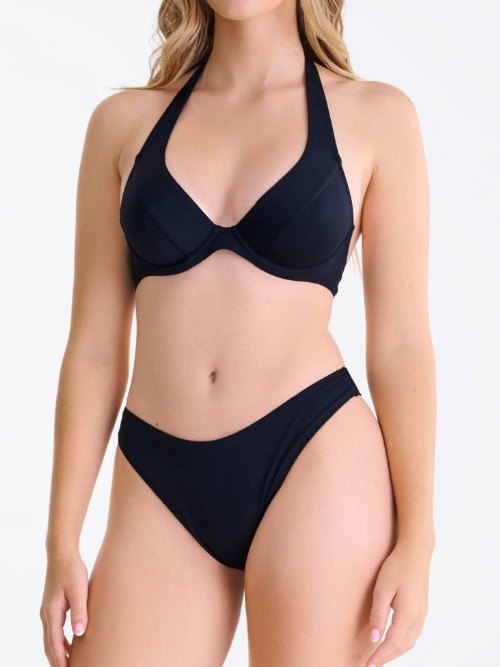 Maillots de bain Lisca Portofino noir slip de bikini