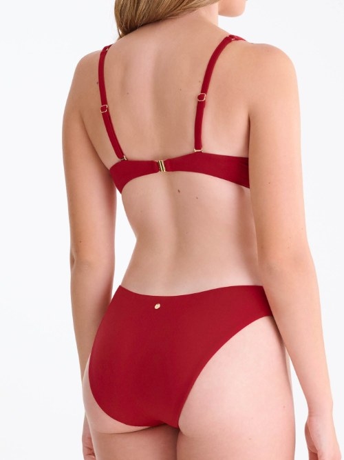 Maillots de bain Lisca Portofino rouge soutien-gorge bikini corbeille
