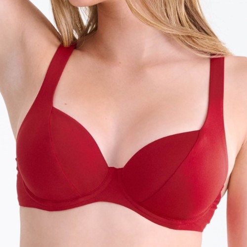 Maillots de bain Lisca Portofino rouge soutien-gorge bikini corbeille