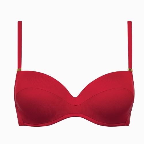 Maillots de bain Lisca Portofino rouge haut de bikini préformé
