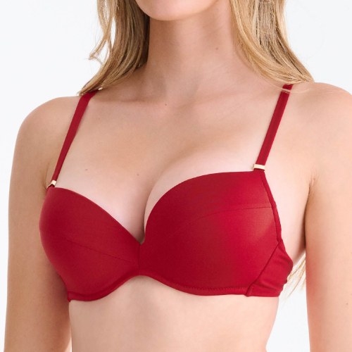 Maillots de bain Lisca Portofino rouge bikinitop push up