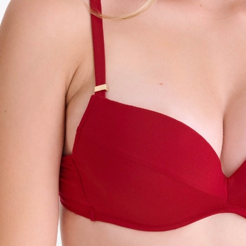 Maillots de bain Lisca Portofino rouge bikinitop push up