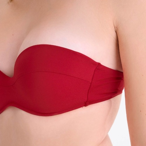 Maillots de bain Lisca Portofino rouge haut de bikini préformé
