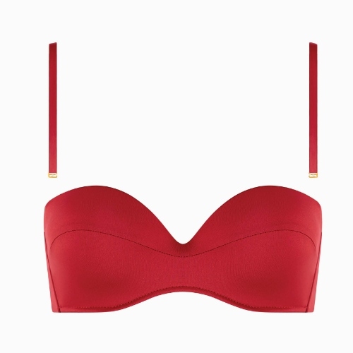 Maillots de bain Lisca Portofino rouge haut de bikini préformé