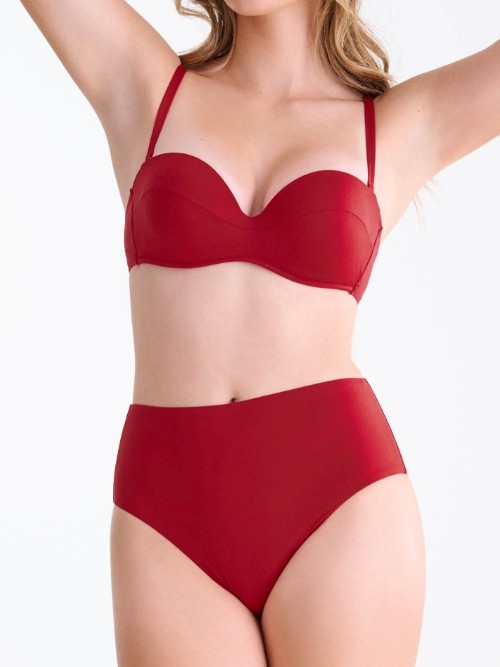 Maillots de bain Lisca Portofino rouge slip de bikini