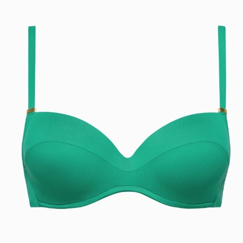 Maillots de bain Lisca Portofino vert haut de bikini préformé