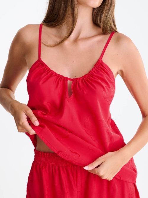 Lisca Miracle rouge chemise de nuit