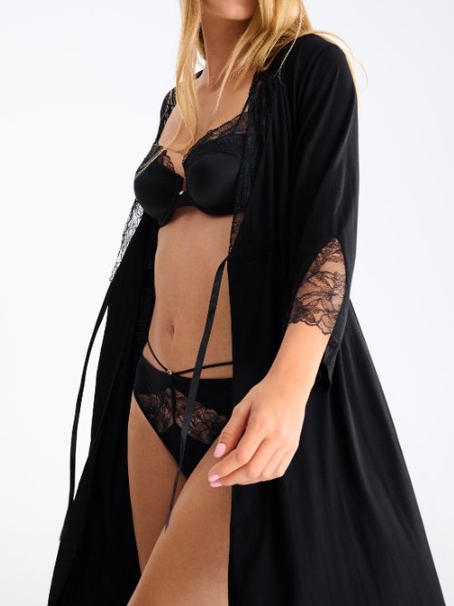 Lisca Destiny noir kimono