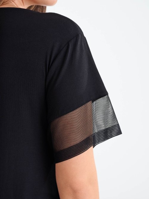 Lisca Sia noir chemise de nuit