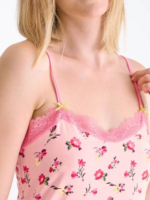 Lisca Bloomy rose chemise de nuit