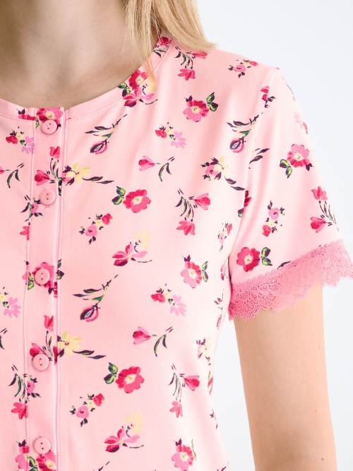 Lisca Bloomy rose chemise de nuit