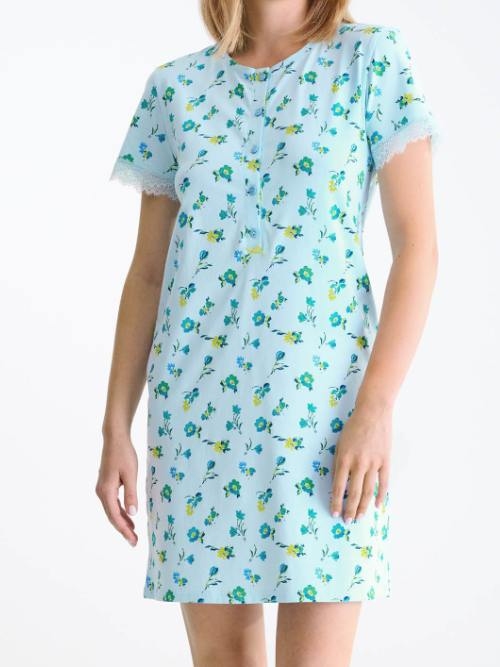 Lisca Bloomy bleu chemise de nuit