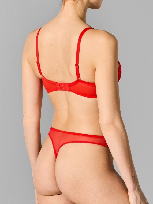Sapph Charlotte rouge soutien-gorge rembourré