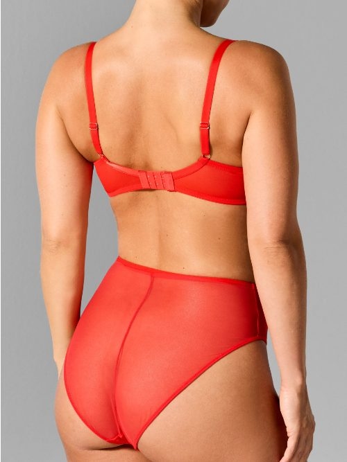 Sapph High Society rouge haut slip