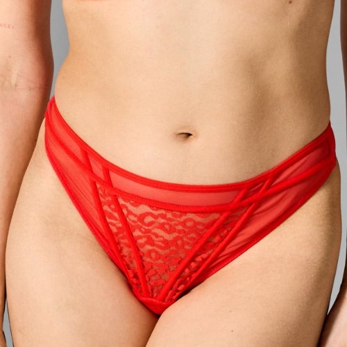 Sapph Charlotte rouge culotte string
