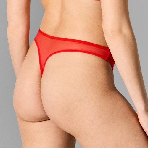 Sapph Charlotte rouge culotte string