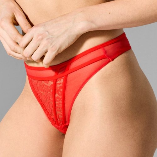 Sapph Charlotte rouge culotte string