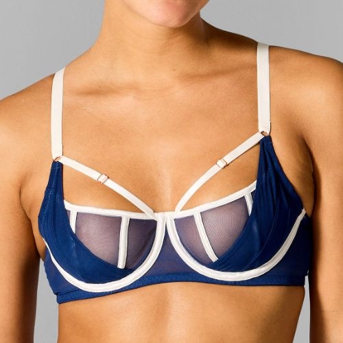 Sapph Geraldine bleu marine soutien-gorge sans forme