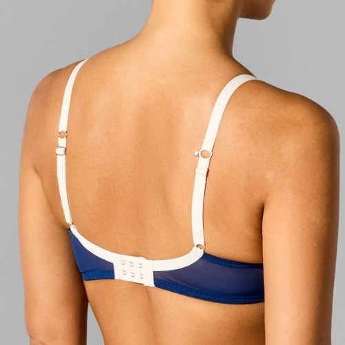 Sapph Geraldine bleu marine soutien-gorge sans forme