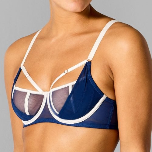 Sapph Geraldine bleu marine soutien-gorge sans forme
