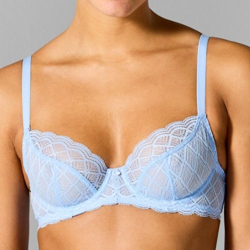 Sapph Nadia bleu soutien-gorge sans forme