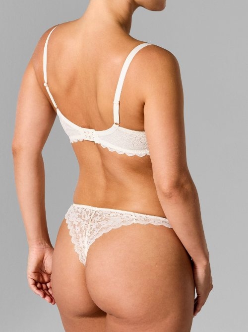 Sapph Madelon blanc cassé slip brésilien