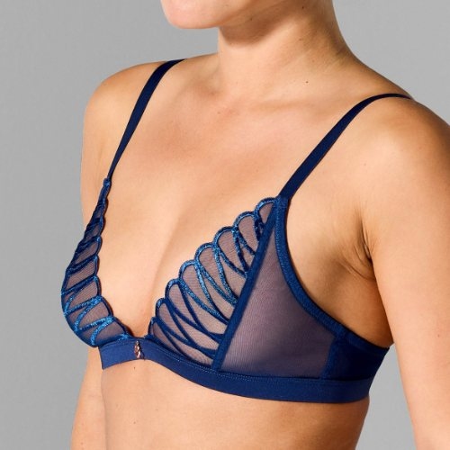 Sapph Lara bleu marine soutien-gorge sans forme