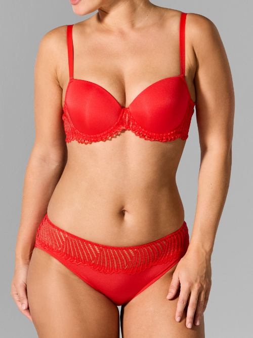 Sapph Birdie rouge soutien-gorge rembourré