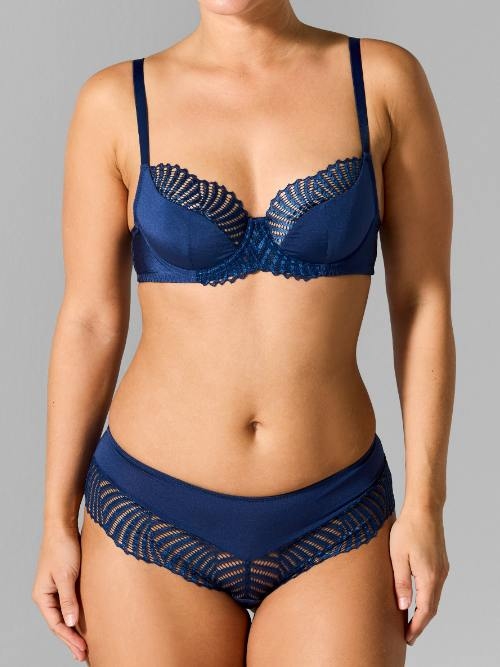 Sapph Birdie bleu marine slip brésilien